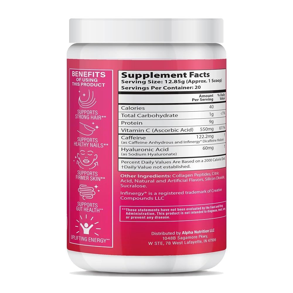ABOUT YOUR COLLAGEN Peptide Energy Collagen Powder Hair