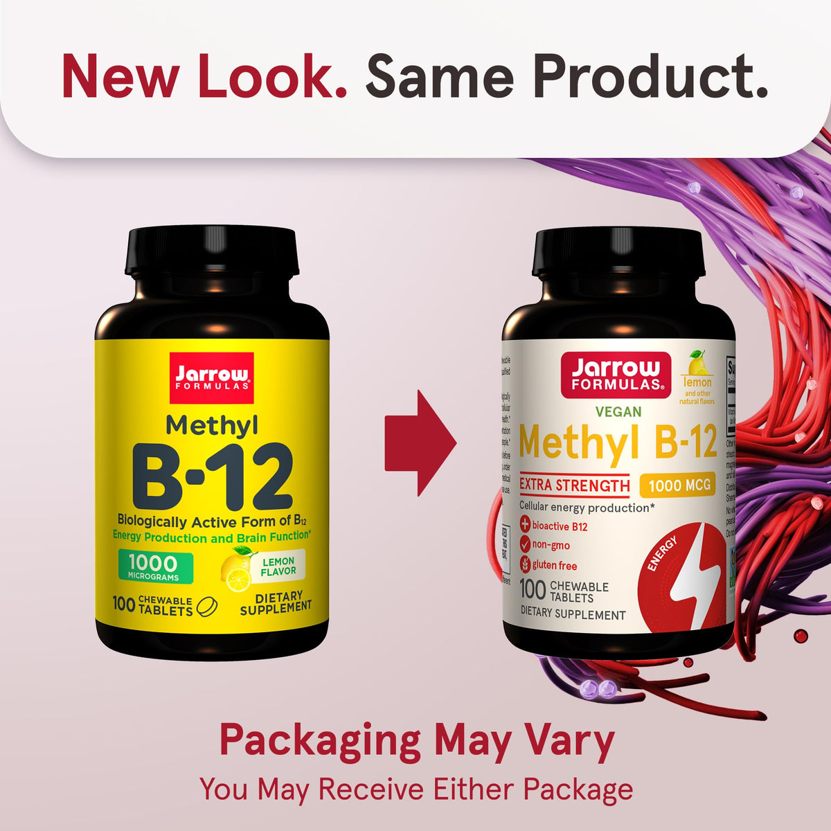 Jarrow Formulas Methyl B-12 2500 mcg - 100 Chewable Tablets - image 2