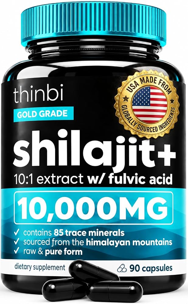 THINBI Himalayan Shilajit Capsules - 90 Capsules