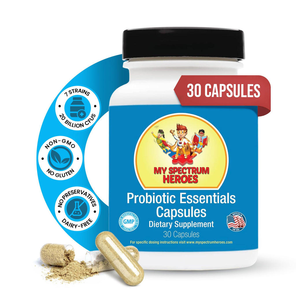 My Spectrum Heroes Probiotic Capsules for Digestive Health - 30 Count