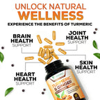 Nature's Nutrition Turmeric Curcumin Supplement - 95% Curcuminoids