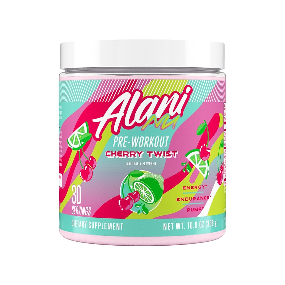 Alani Nu Pre-Workout Powder Cherry Twist - 30 Servings
