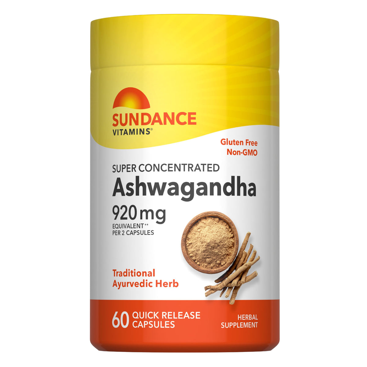 Sundance Ashwagandha Super Concentrated - 60 Capsules