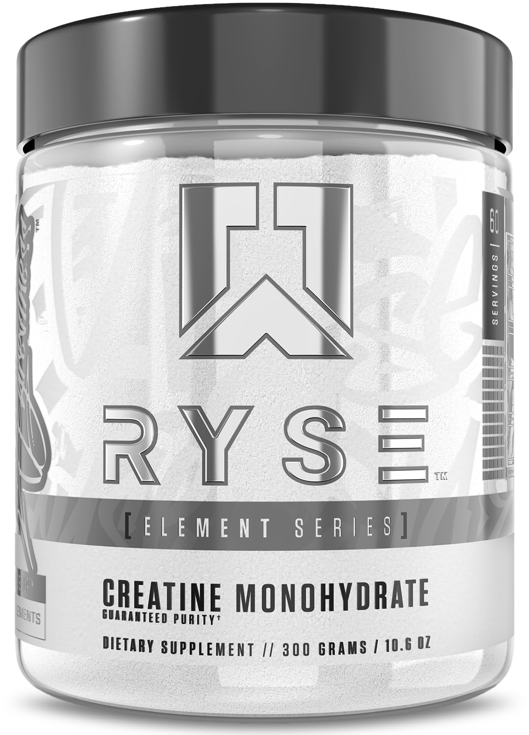 RYSE Up Supplements Creatine Monohydrate Powder Unflavored - 60 Servings