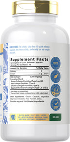 Carlyle Multi Collagen Protein Capsules 2000mg - 300 Count - image 2