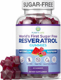 Purify Life Sugar-Free Resveratrol Gummies Antioxidant Support - 60 ct