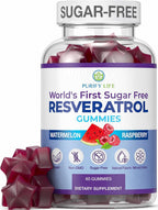 Purify Life Sugar-Free Resveratrol Gummies Antioxidant Support - 60 ct