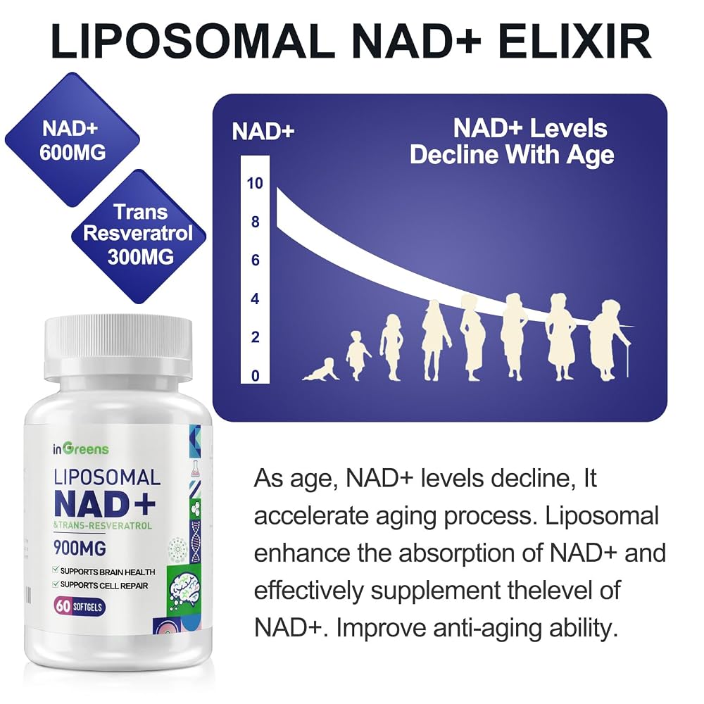 inGreens Liposomal NAD+ Supplement 1800 mg