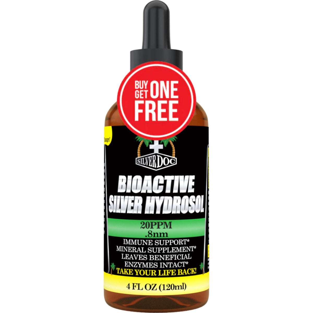 Silver Doc Colloidal Silver Hydrosol Drops - 8 Fl Oz