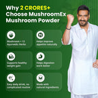 Mushroomex Mushroom Powder Ayurvedic Weight Gainer - 100g - image 6