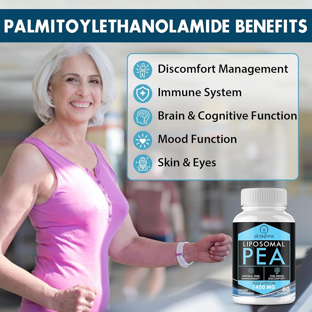 Ulmubra Liposomal Palmitoylethanolamide 1300 MG Plus Luteolin 100MG
