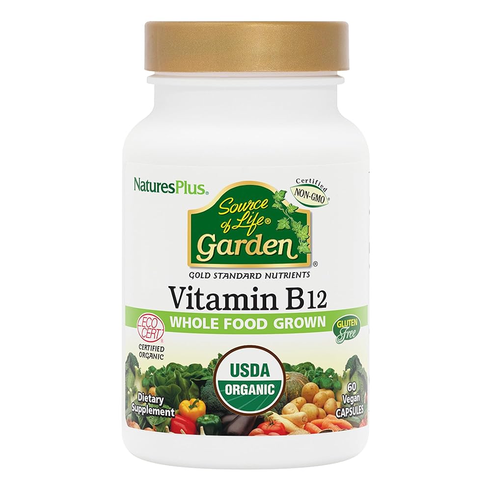 NaturesPlus Source of Life Garden Vitamin B12 - 120 Capsules