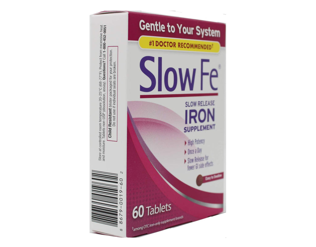 Slow Fe High Potency Iron 45 mg Slow Release - 60 Tablets - image 3
