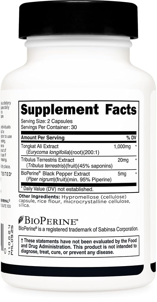 Primal Tongkat Ali 1000mg - 60 Capsules - image 4