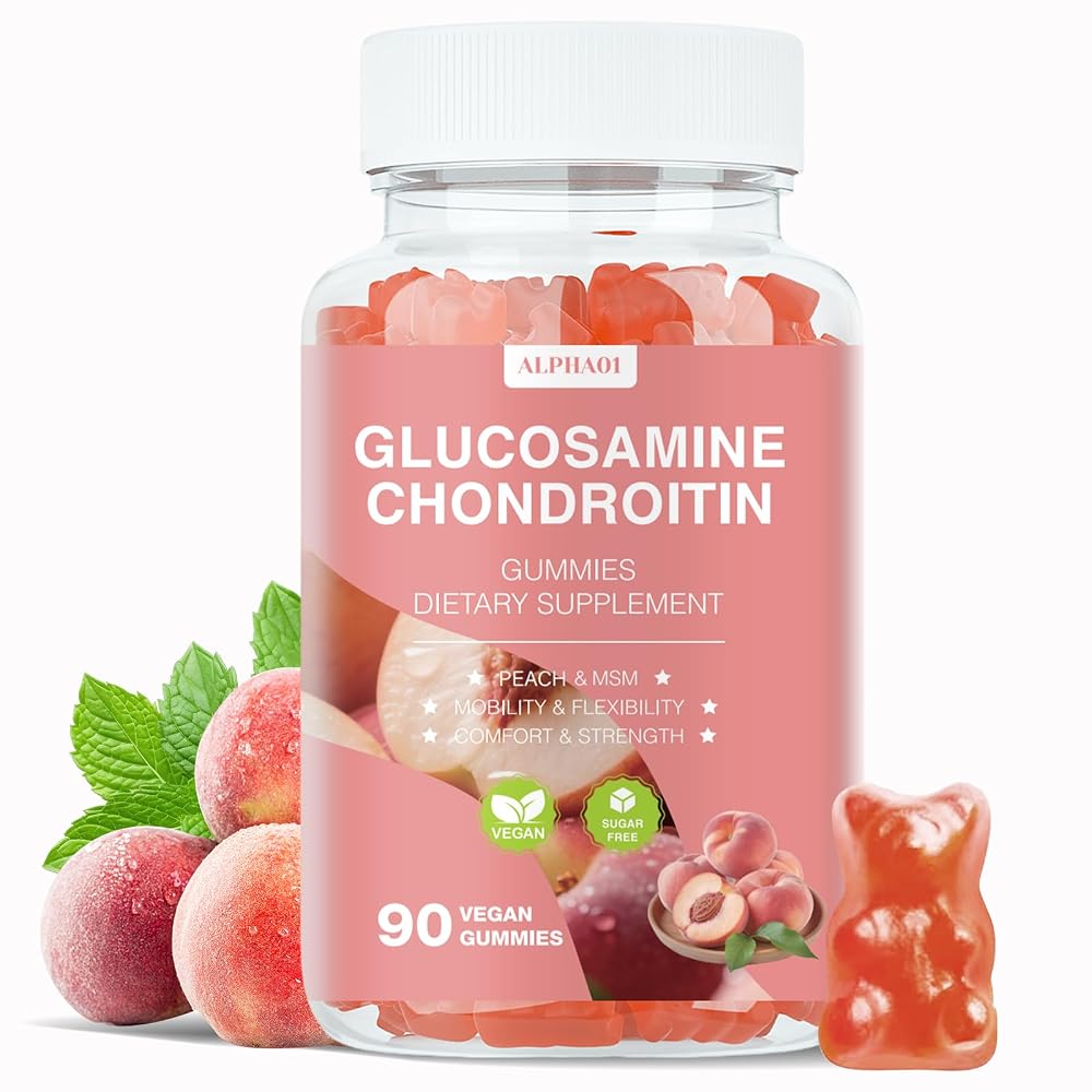 ALPHA01 Glucosamine Chondroitin Gummies - 3000MG Extra Strength Joint