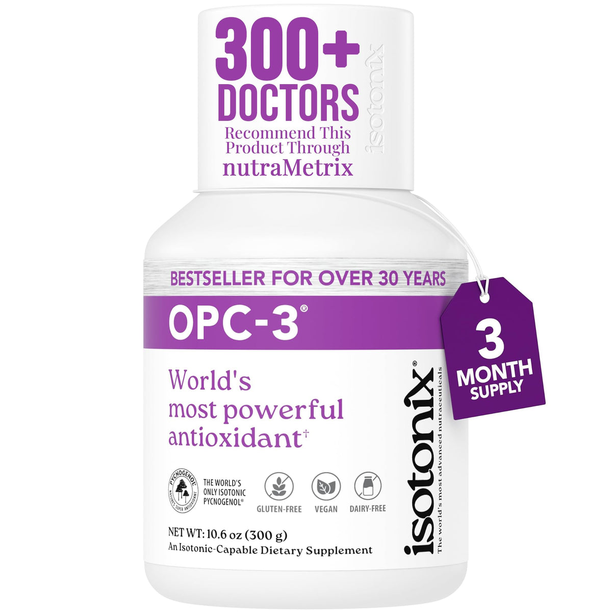 Isotonix OPC-3 Antioxidant Supplement Pycnogenol - 90 Servings