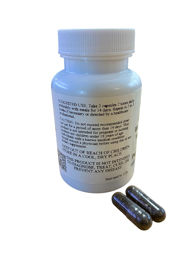 3D's Essentials Black Walnut Wormwood Complex - 56 Capsules - image 3