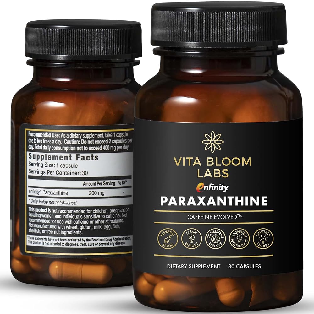 Vita Bloom Labs Enfinity Paraxanthine Capsules Clean Energy - 30 Capsules