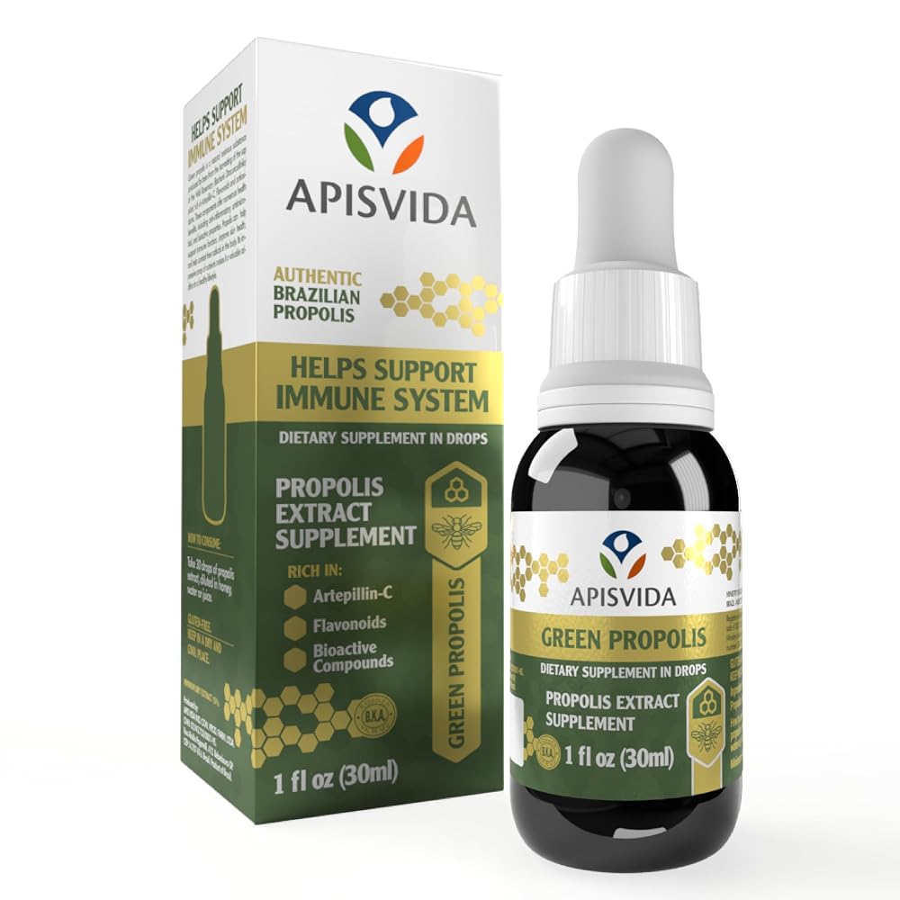 APIS VIDA Green Propolis Extract AP60 Propoflex - 1 Fl Oz
