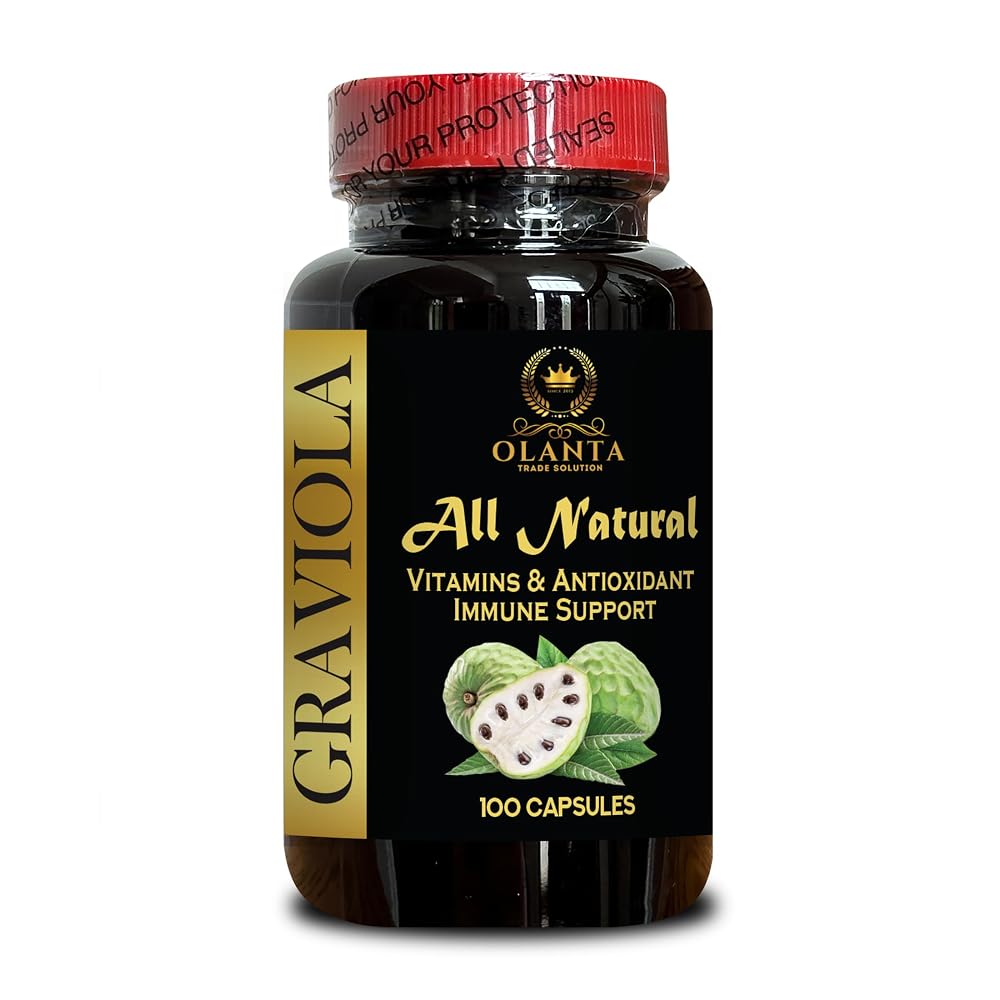OLANTA TRADE SOLUTION Graviola Extract Immune Support - 100 Capsules