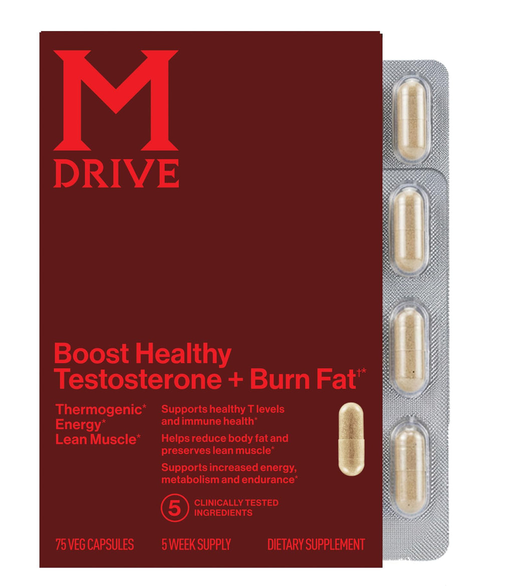 M Drive Boost and Burn Testosterone Booster & Fat Burner - 75 Capsules