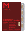 M Drive Boost and Burn Testosterone Booster & Fat Burner - 75 Capsules