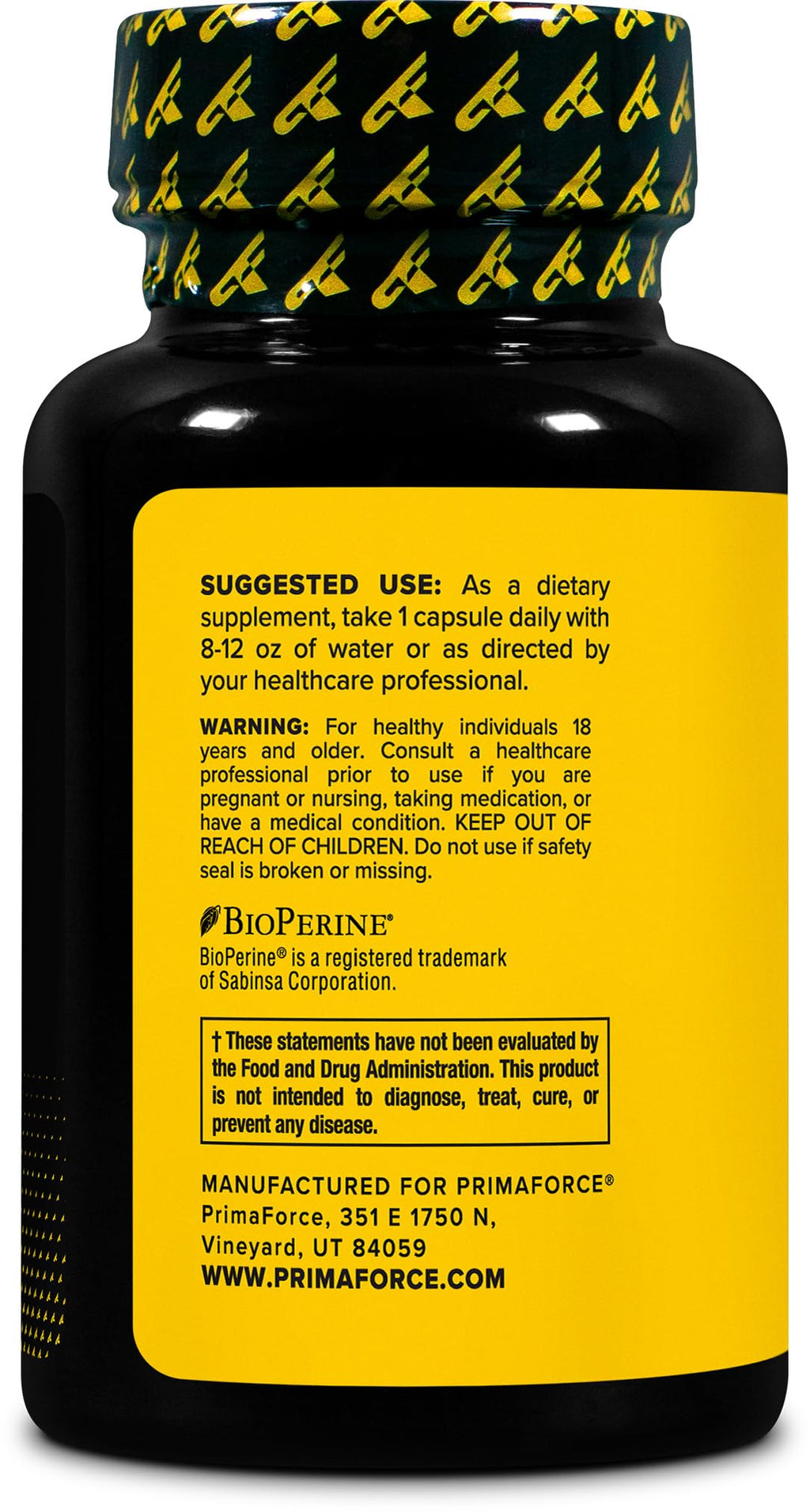 Primaforce DIM Supplement 300mg - 60 Vegetarian Capsules - image 3