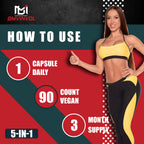 BMVINVOL Berberine HCl with Ceylon Cinnamon & Turmeric - 90 Capsules - image 4