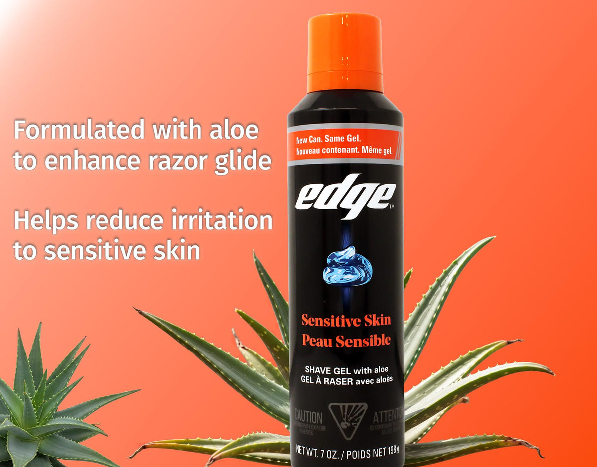 Edge Sensitive Skin Shave Gel with Aloe - 7 oz - image 6