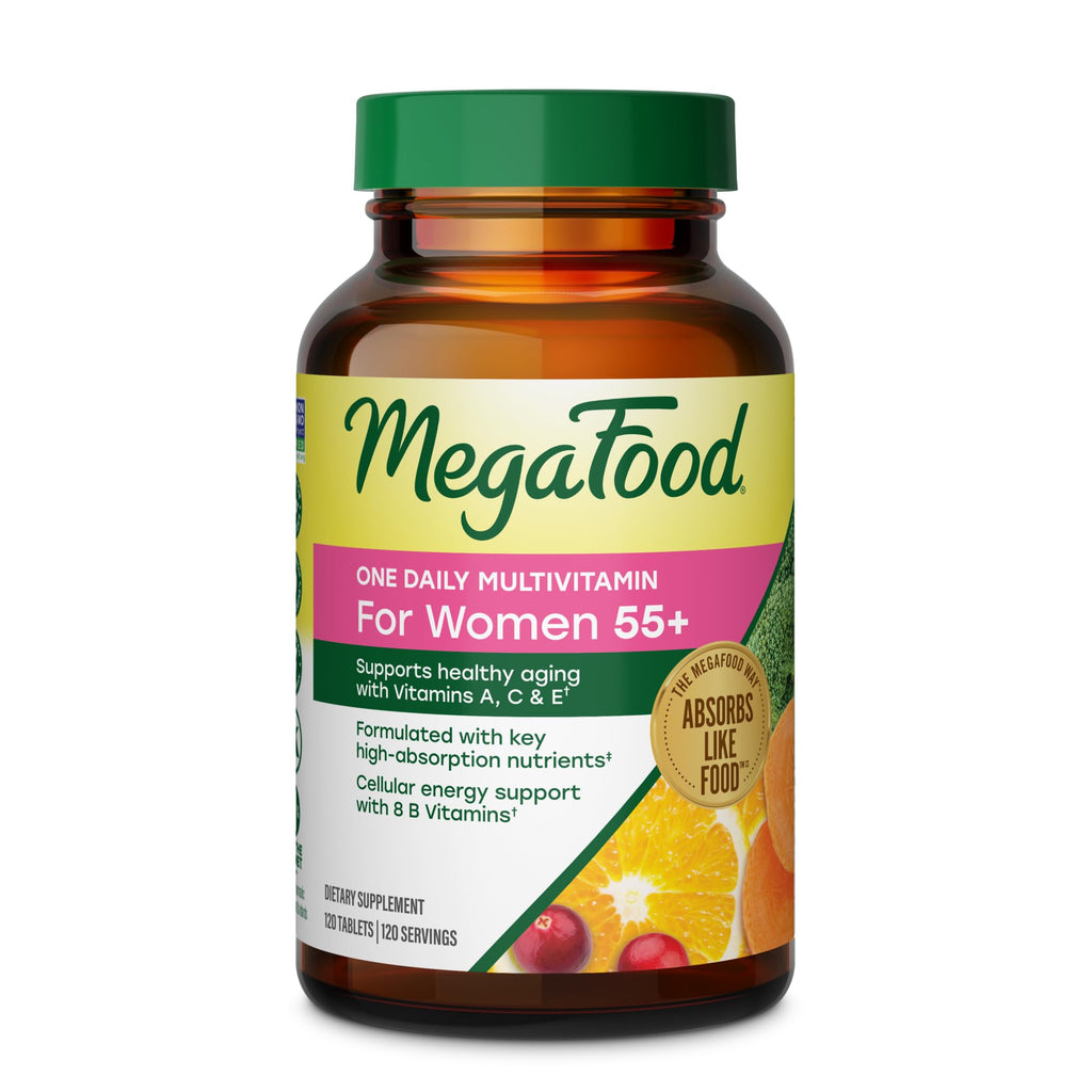 MegaFood Women's 55+ One Daily - Multivitamin with B
