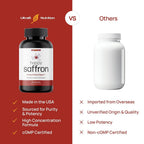 Ultra6 Nutrition Happy Saffron Supplements - 100% Pure Saffron