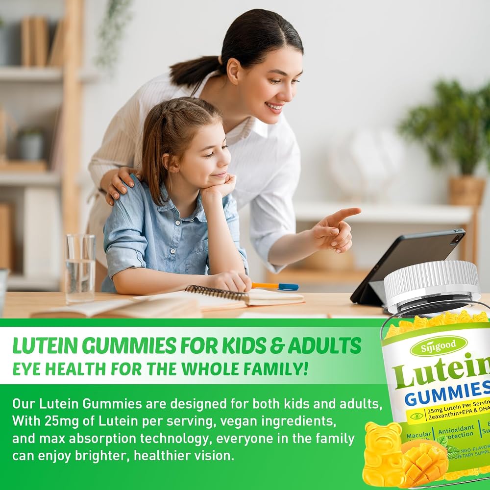 Sijigood Lutein and Zeaxanthin Eye Vitamins Gummies - 120 Count - image 6