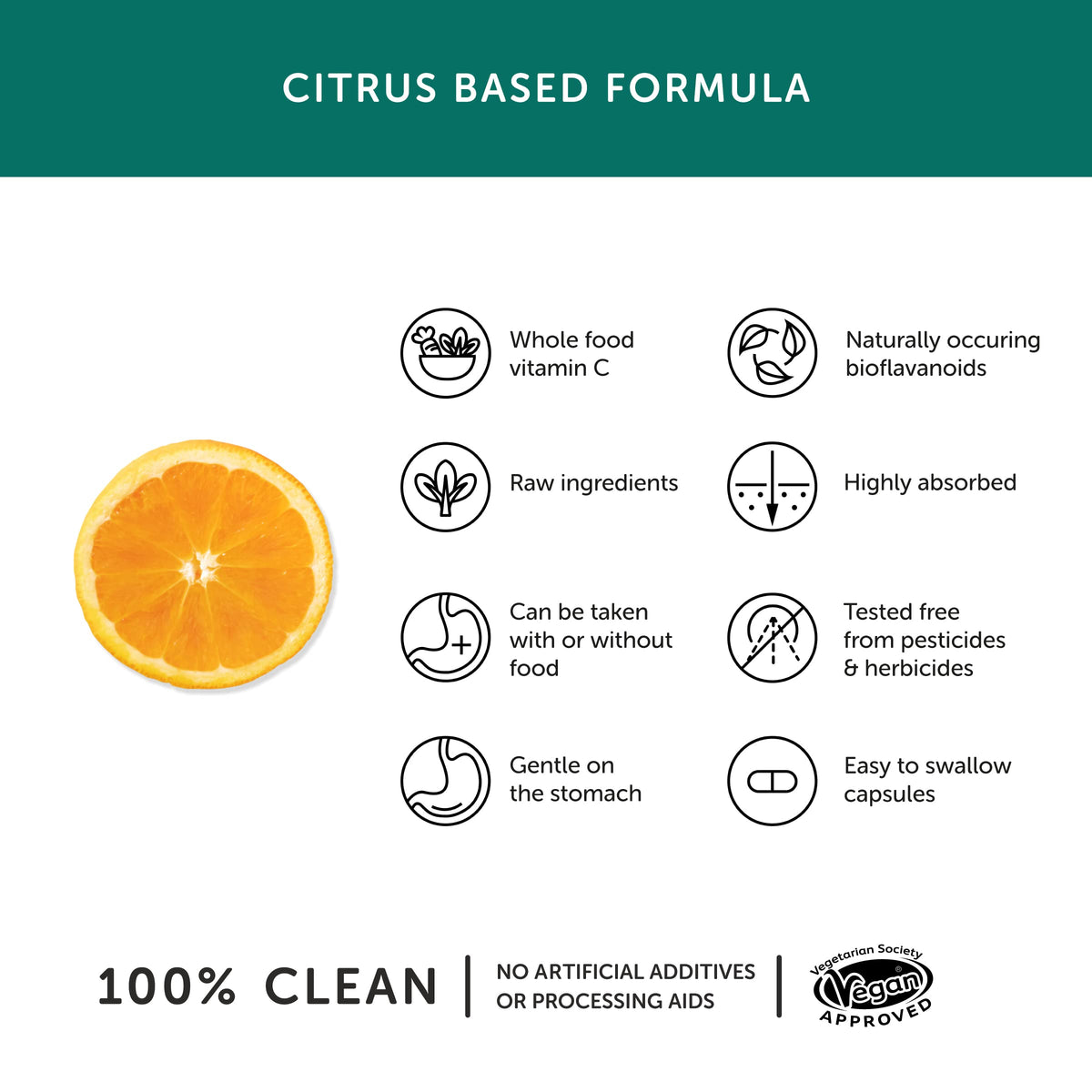 Together Vitamin C with Bioflavonoid - 30 Capsules - image 3