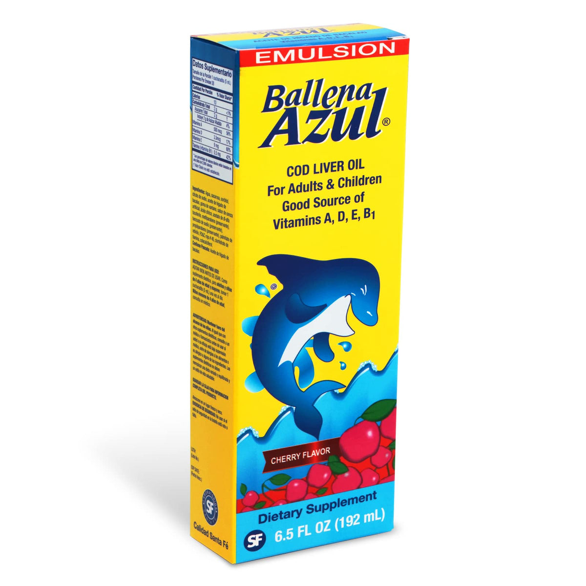Ballena Azul Cod Liver Oil Emulsion for Adults and Children - 6 Fl Oz - image 2