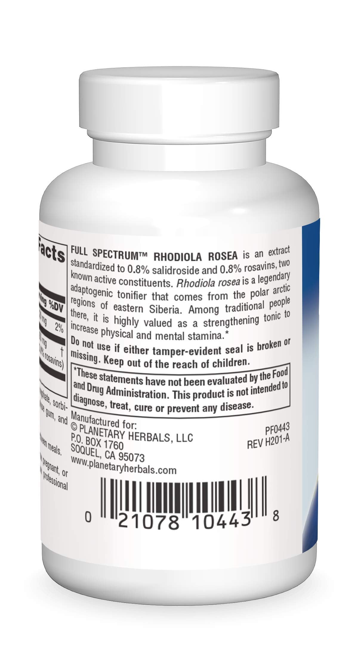 Planetary Herbals Full Spectrum Rhodiola Rosea Extract Tablets - 30 Count - image 2