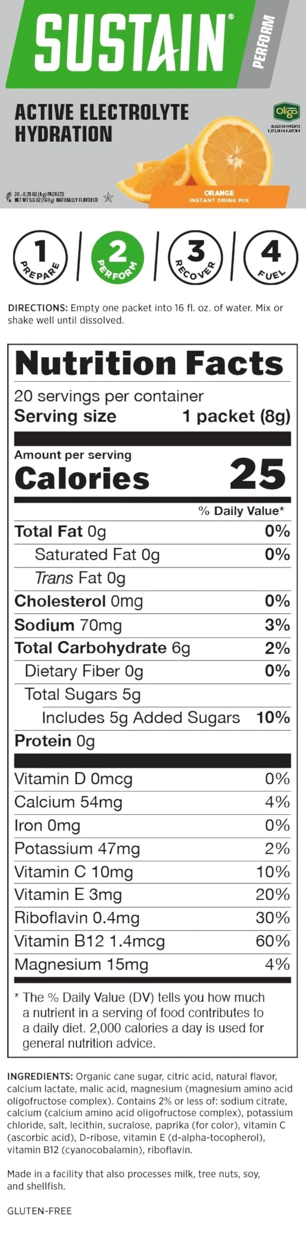 Bnaddain Melaleuca Sustain Sport Electrolyte Hydration Drink - 20 Packets - image 4