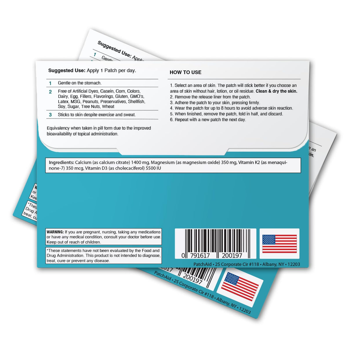 Patch Aid PatchAid D3/Calcium Plus Topical Patch - 30 Count - image 3