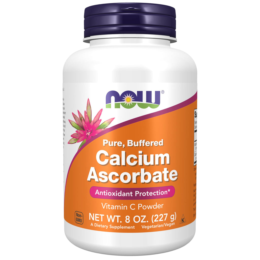 NOW Calcium Ascorbate Powder Antioxidant Protection - 8 oz