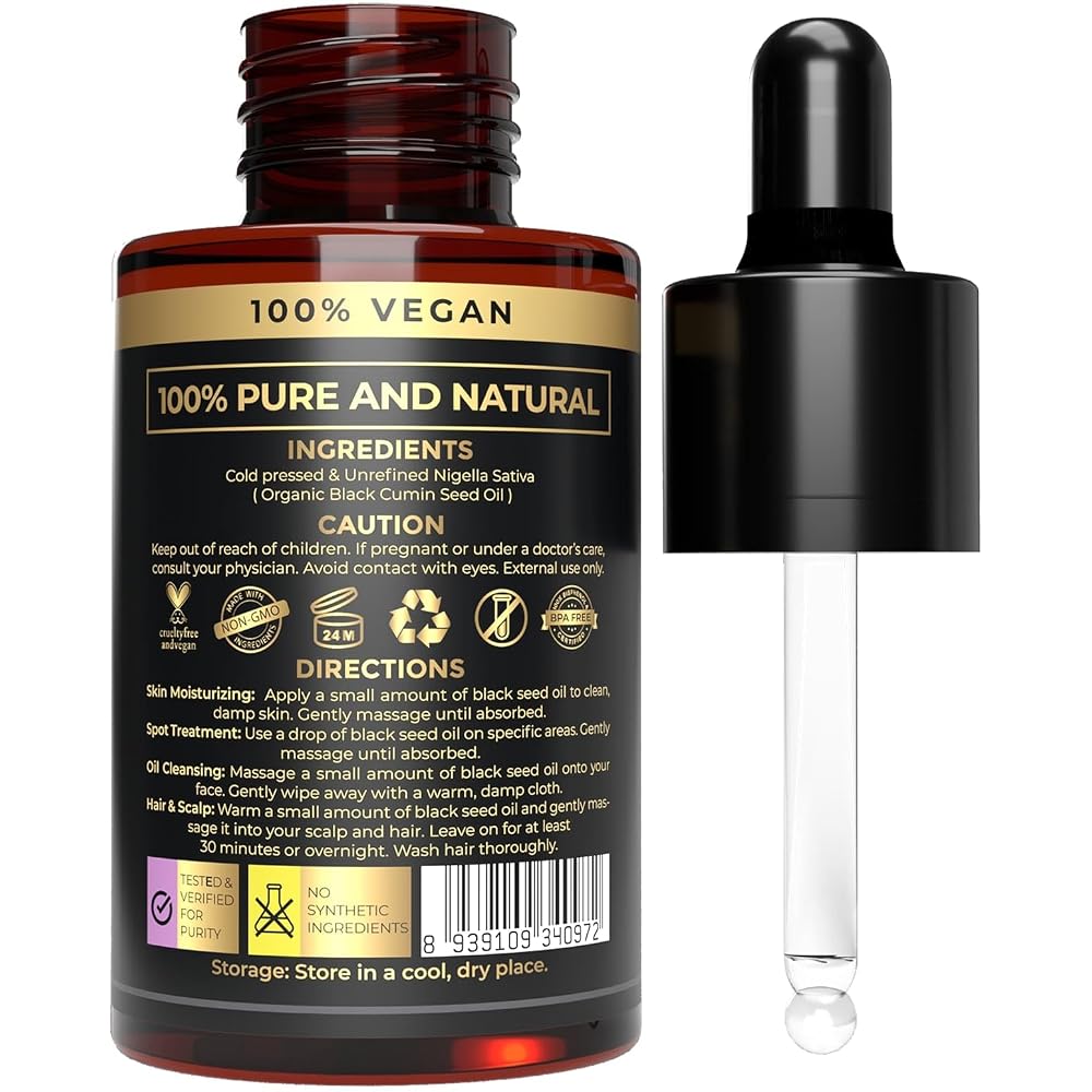 The Organic Forest Organic Black Seed Oil for Skin - 1 fl oz - image 2