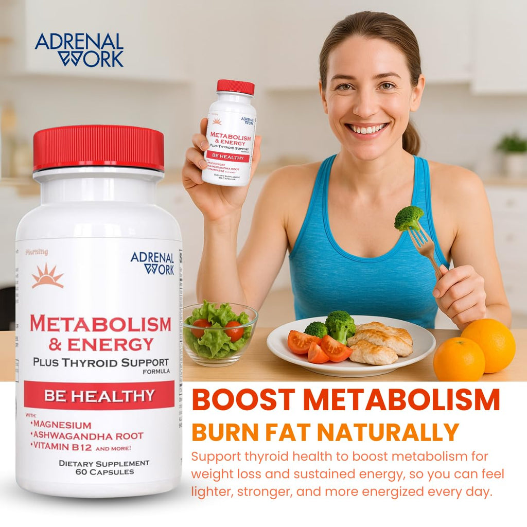 Adrenalwork Adrenal Support Supplement Adaptogen Blend - 60 Capsules - image 6
