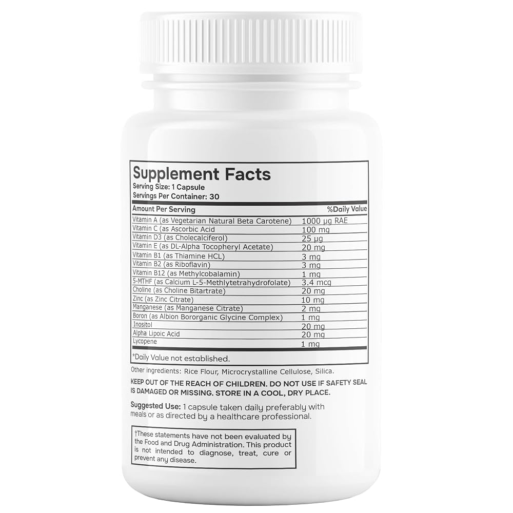 envitamin Methylated Multivitamin Multimineral Complex with L