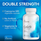 Infusions Maximum Strength Pure CoQ10 600mg - 200 Capsules High