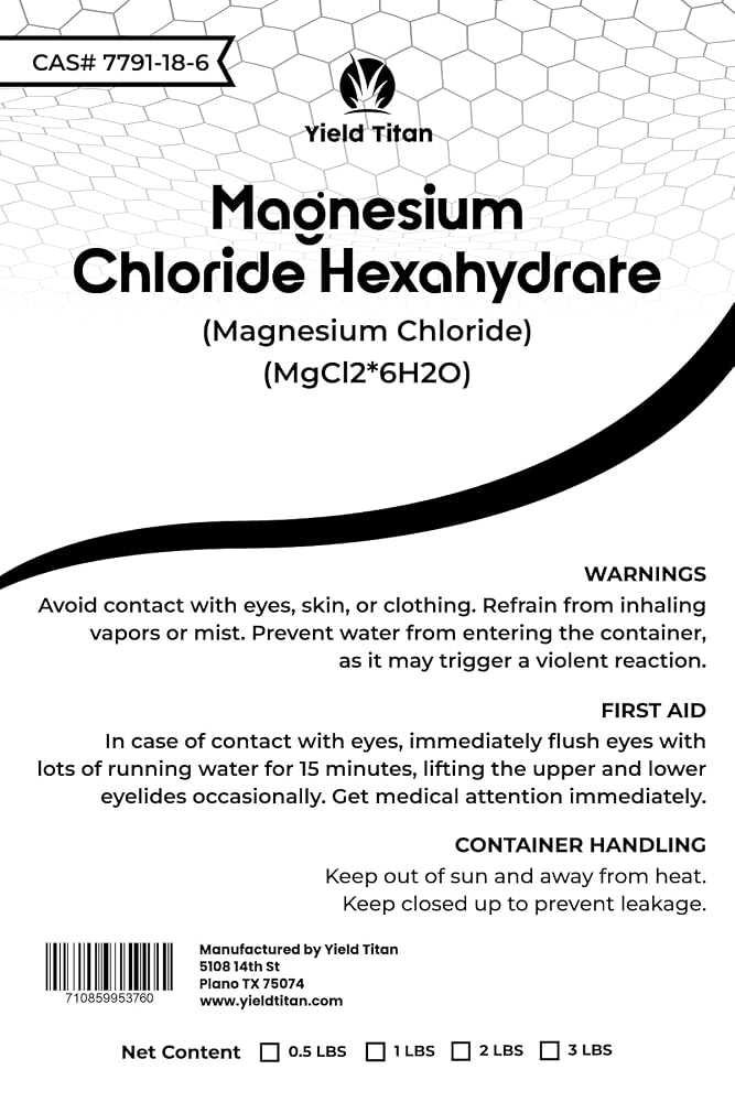 Yield Titan Magnesium Chloride Hexahydrate (Magnesium Chloride)