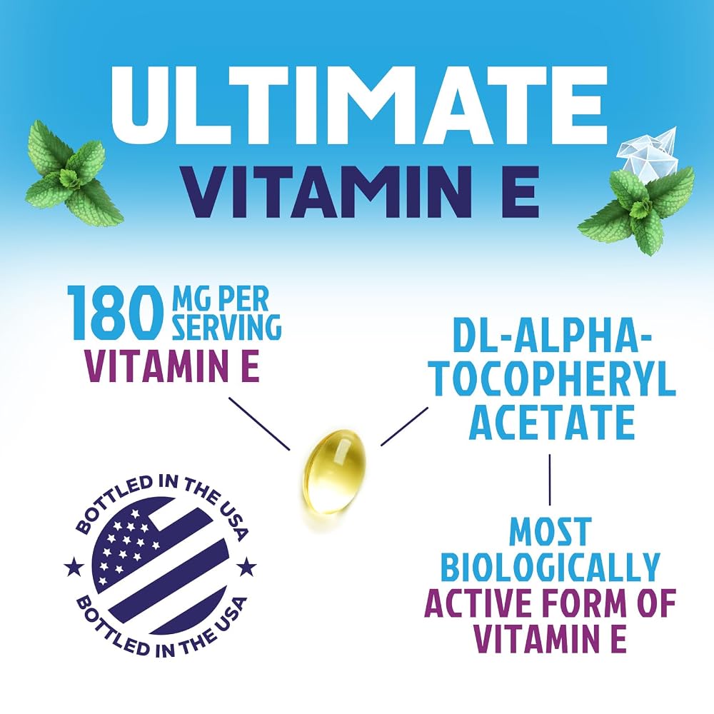 Nature's Peak Vitamin E 180 mg (400 IU) Softgels - E Vitamin DL-Alpha