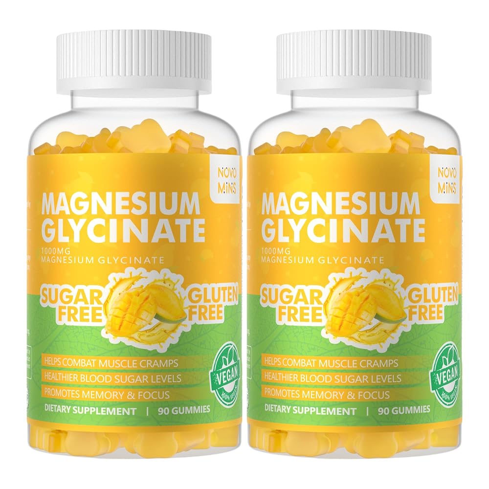 Novomins Magnesium Glycinate Gummies, NSF Certified
