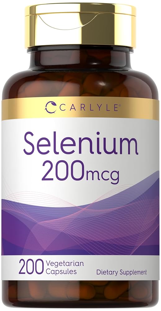 Carlyle Yeast Free Selenium 200 mcg - 200 Capsules