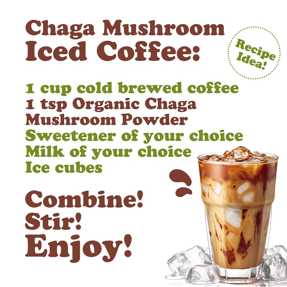Food to Live Organic Chaga Mushroom Powder, X Pounds