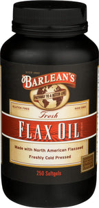 Barlean's Flax Oil Caps - 250 Softgels