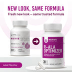NERVE RENEW Optimizer Nerve Support R-Alpha Lipoic Acid - 30 Capsules - image 3