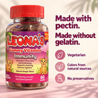 LEONA'S Immunity Gummies for Kids, Natural Grape Flavor - 60 Count - image 5